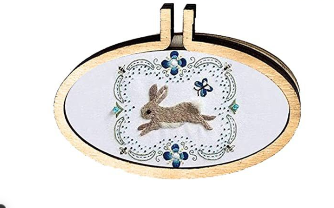 Wooden Mini Embroidered Stretch Jewelry