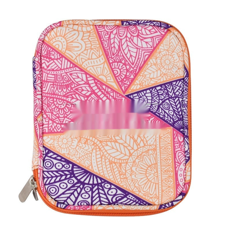 Fabricante de bolsa de armazenamento de ferramentas de tecido com barba curta Green Lily