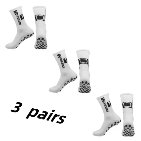 TEMU Sweat Absorbing And Deodorant Glue Dispensing Non-slip Soccer Socks