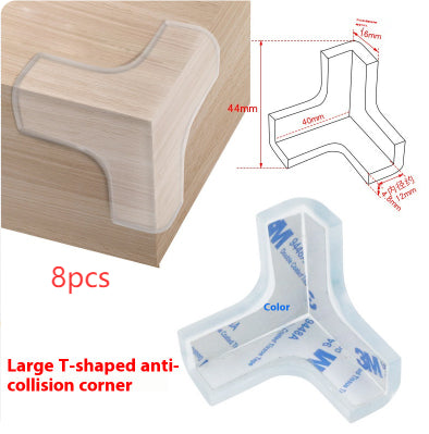 Protetor de Cantos de Mesa em Silicone para Segurança Infantil