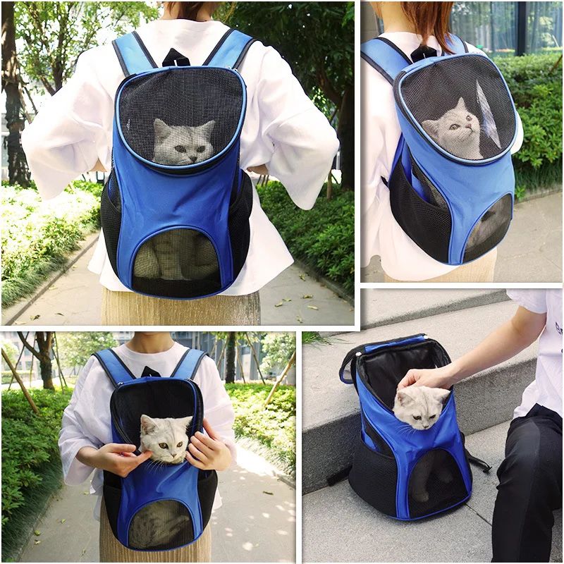 Atmungsaktiver Hunde-Tragerucksack, tragbare Haustiertasche für kleine Hunde, Chihuahua, Schnauzer, Mops, Outdoor-Zubehör für Haustiere