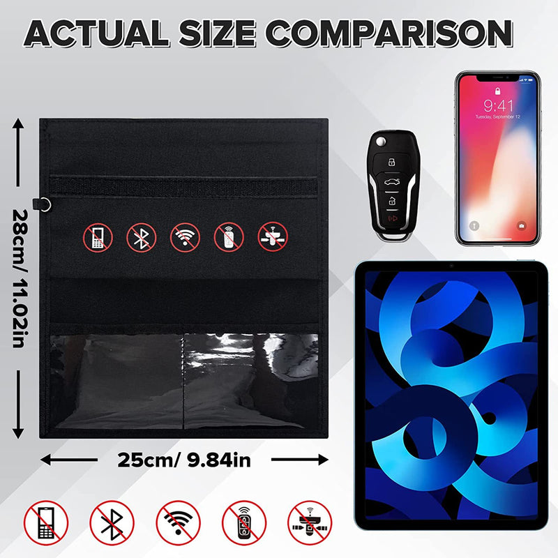 Mobile Phone Anti-radiation Signal Shielding Bag Car Key Protector