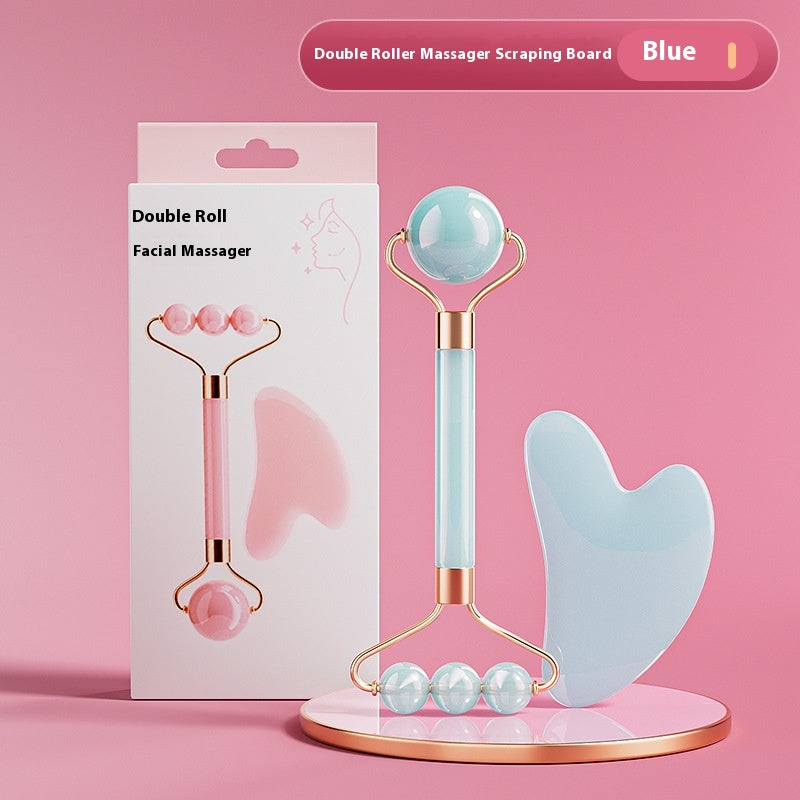 Jade-Roller für die Gesichts- und Augenmassage