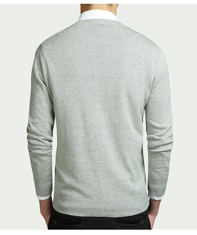 Herren-Basispullover, neuer Stil für Herbst und Winter