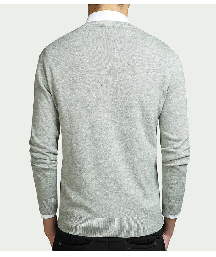 Herren-Basispullover, neuer Stil für Herbst und Winter