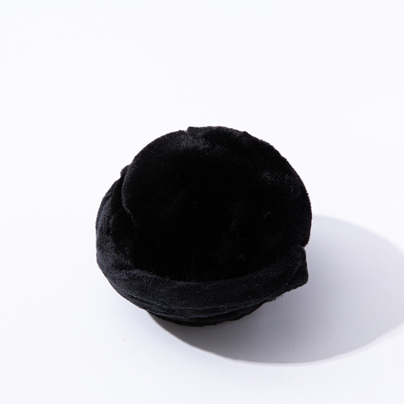 Men's And Women's Fashion Solid Color Anti-cold And Anti-freezing Plush Earmuffs
