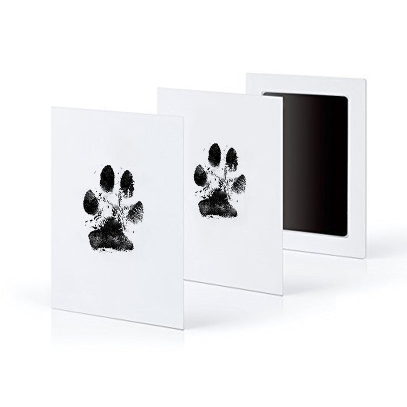 Álbum de fotos comemorativo para crianças e animais de estimação, cartão postal para esfregar impressões digitais, suprimentos para animais de estimação faça você mesmo