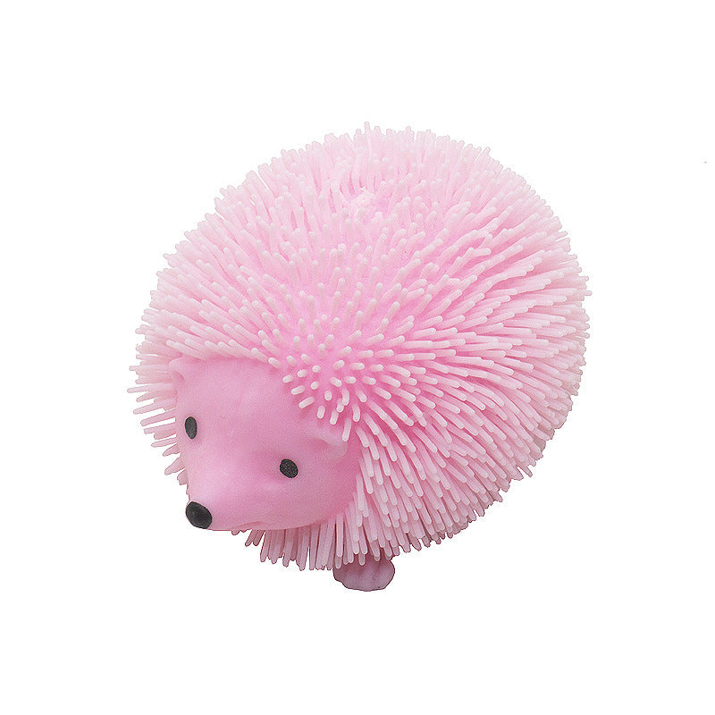 Brinquedo Anti-Stress em Forma de Ouriço Luminoso para Animais de Estimação
