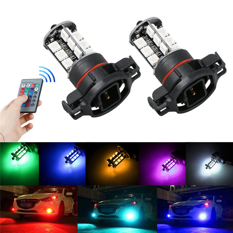 Destaque RGB com luzes de nevoeiro coloridas de controle remoto das luzes de nevoeiro