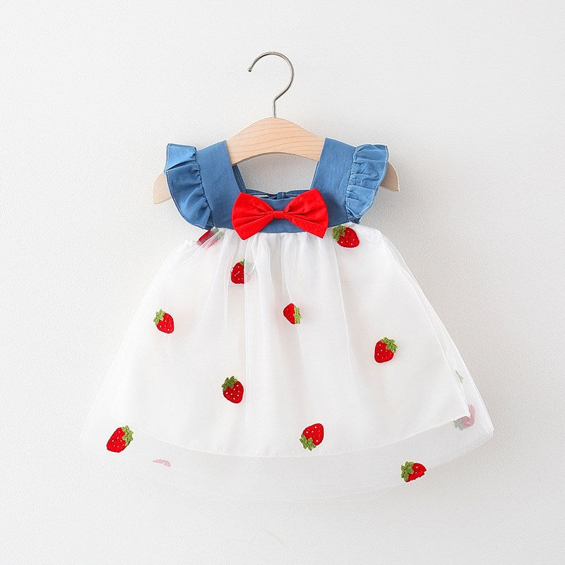 Vestido de moda coreana estilo princesa para rapariga