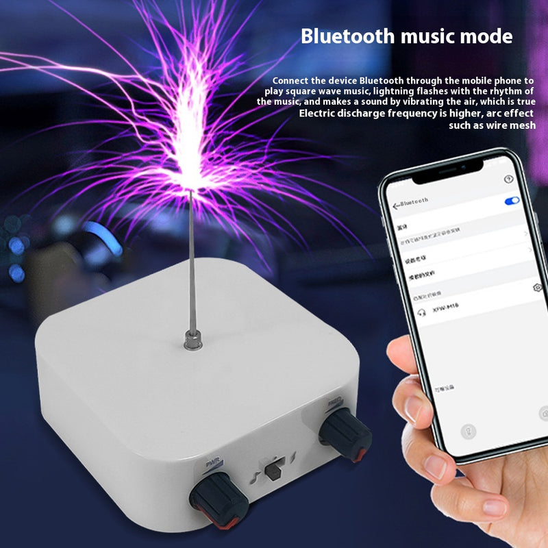 Künstlicher Blitz berührbarer Audioeingang Bluetooth wissenschaftliches Experiment