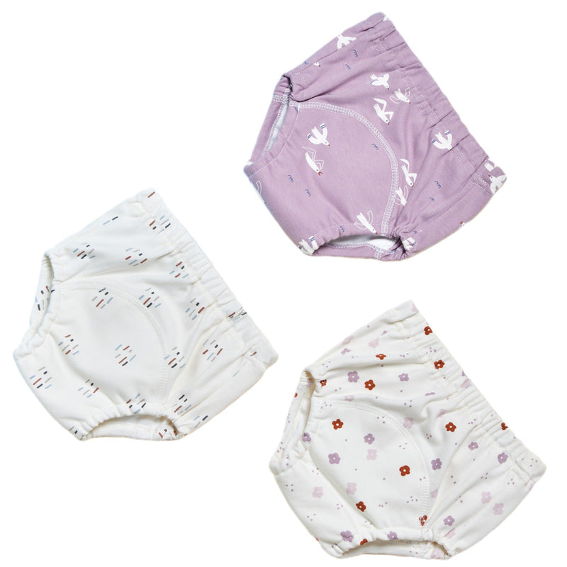 Gauze Baby Training Pants Pure Cotton Breathable 3 Pack