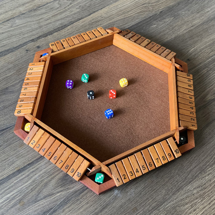 Wooden Four-sided Flop Casual Party Game Flop