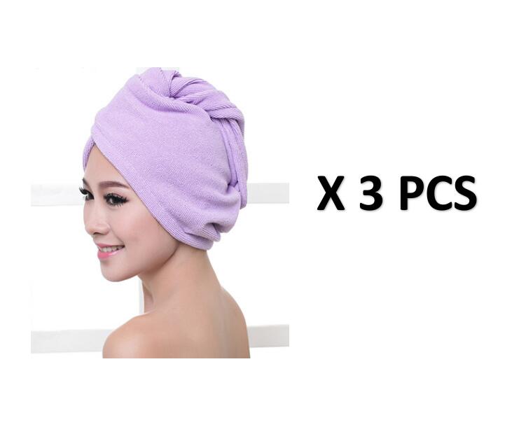Toca de Secagem de Cabelo para Mulher, Toalha Absorvente para Cabelo