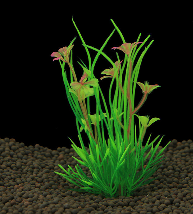 Decoração de tanque de peixes simulação planta de água aquário paisagismo plástico