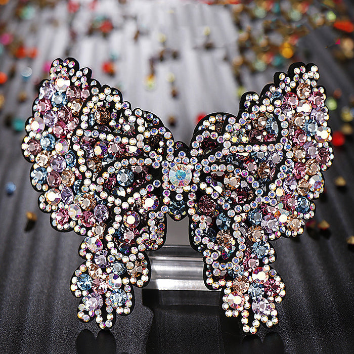 Korean Crystal Diamond Hairpin Headdress Large