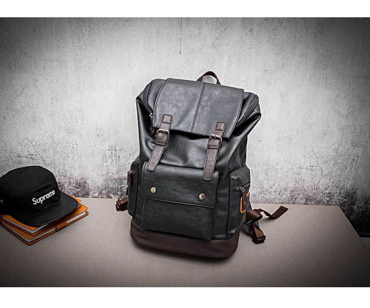 Korean Men's Casual Backpack Computer Bag