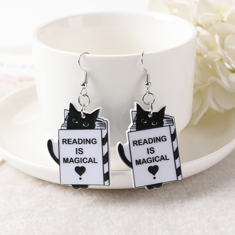 Acrylic Witch Personality Trend Innovative Simple Earrings