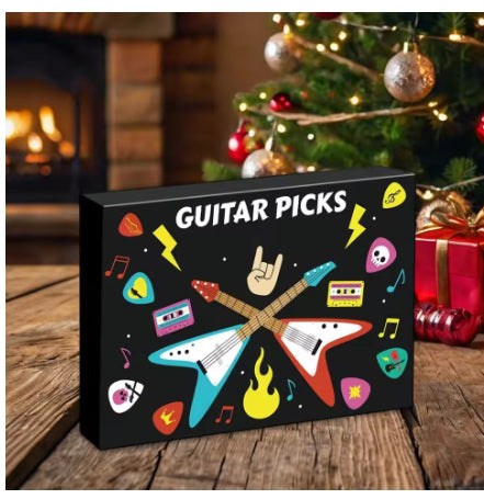 Gitarren-Plektrum Weihnachts-Countdown Blind Box