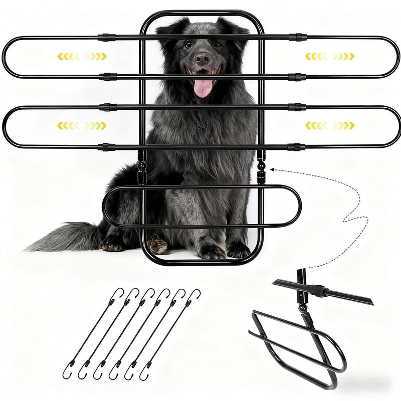 Dog Car Barrier,Easy To Assemble And Install Dog Car Barriers Fits Well In Various Vehicles Adjustable With Seat Movements Recycled Materials