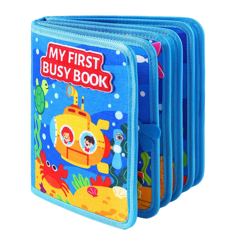 Marine-themed Felt Early-learning Board Educational Toy For Children