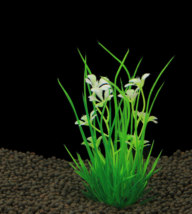 Decoração de tanque de peixes simulação planta de água aquário paisagismo plástico
