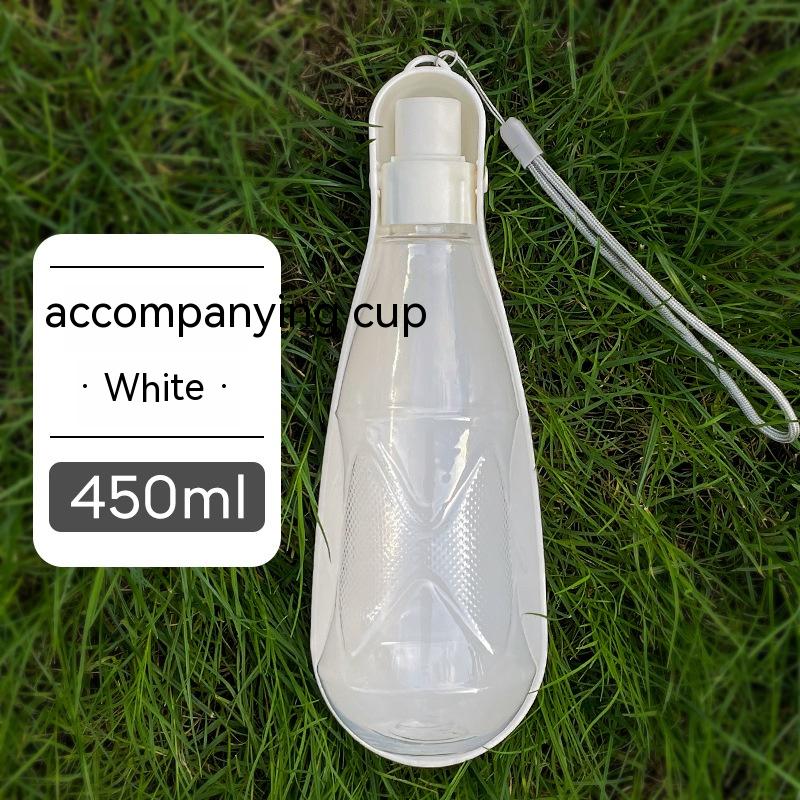 Copo de água para animais de estimação, portátil, dobrável, garrafa de água para cães, 550ml, grande capacidade, médio a grande, garrafa para beber
