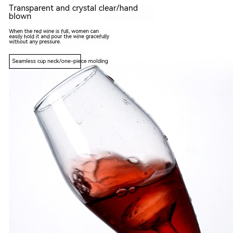 Creative Borosilicate Glass Diamonds Red Wine Glass Champagne Goblet