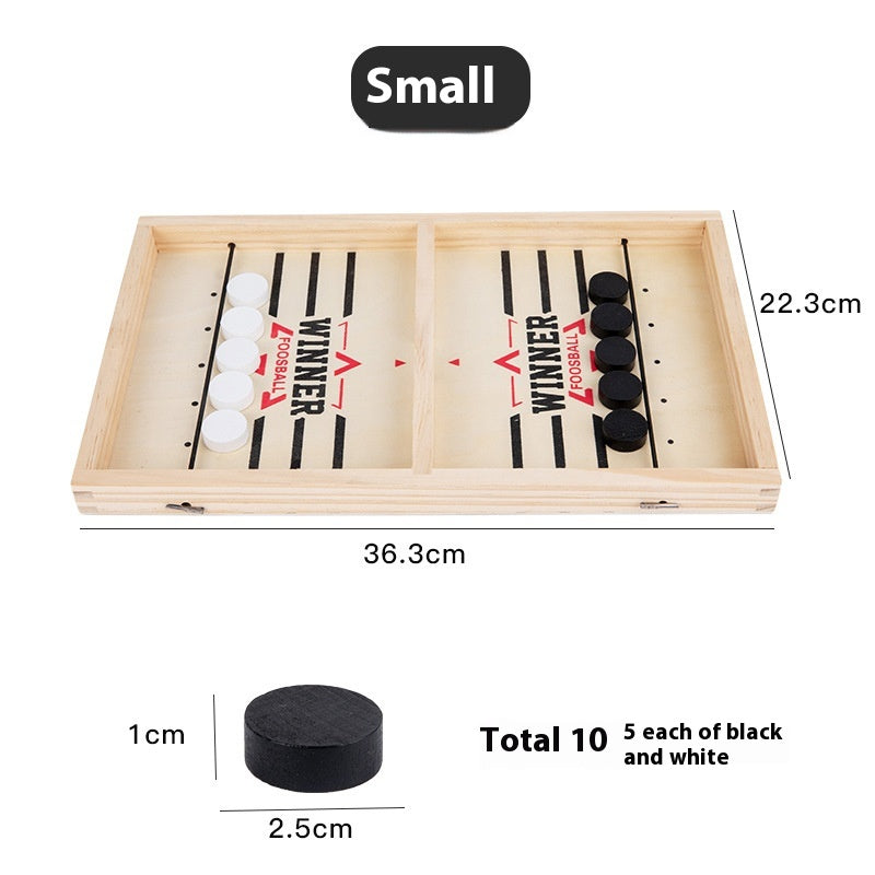 Double Catapult Parent-child Interactive Collision Chess Ice Hockey Battle Desktop Game