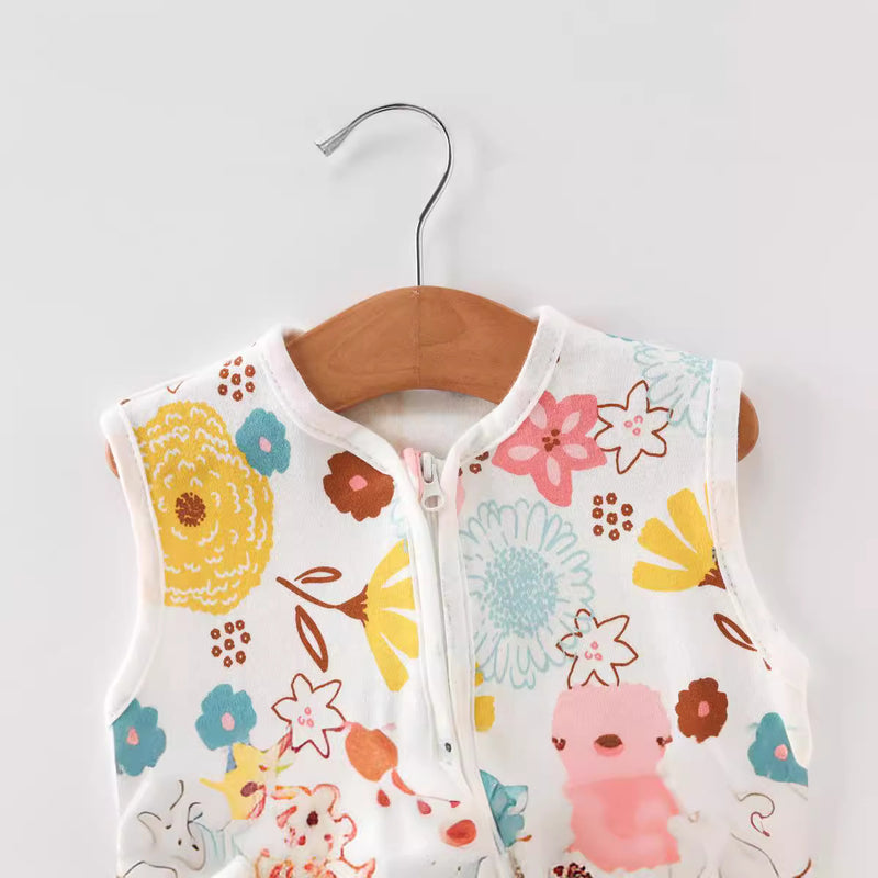 Newborn Summer Vest Sleeping Bag Baby Anti-kick Quilt