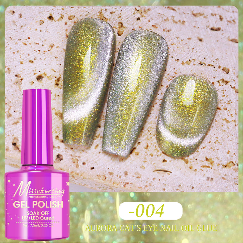 Verniz de Unhas Polar Day Crystal Cat's Eye Dazzling Magic Color
