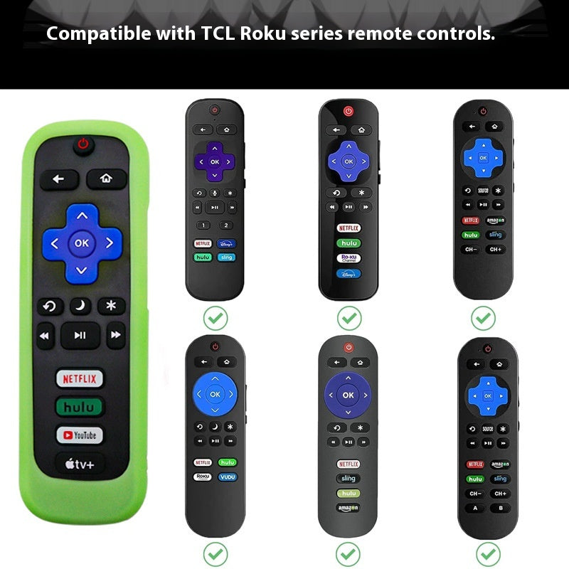 Remote Control Silicone Luminous Protective Case Storage
