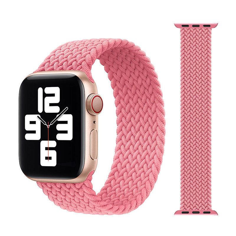 Single Loop Nylon Braided Elastic Strap