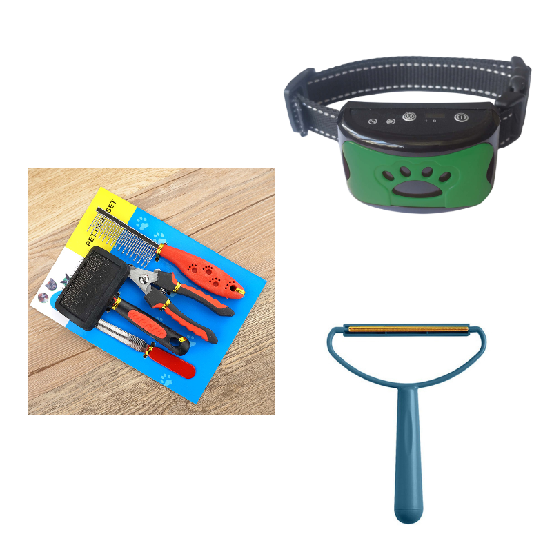 Hundetraining Halsband Wasserdicht Elektrisch Haustier Fernbedienung Wiederaufladbarer Hunde Trainer Bell Stopp Gerät Mit Schock Vibration Ton
