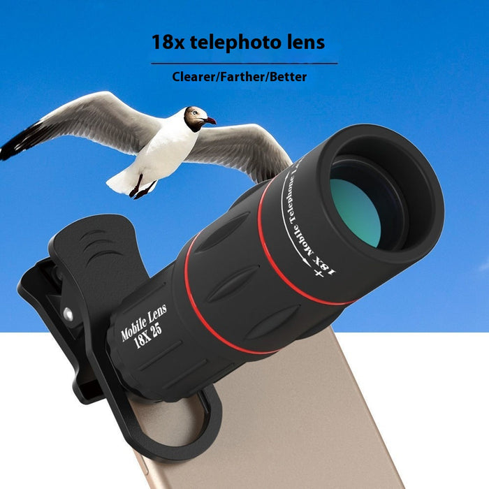 Mobile Phone Long-focus Telephoto Lens Bracket Set