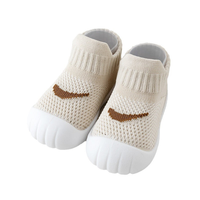 Frühling/Herbst Lauflernschuhe für Babys und Kleinkinder, atmungsaktiv, mit weicher Sohle