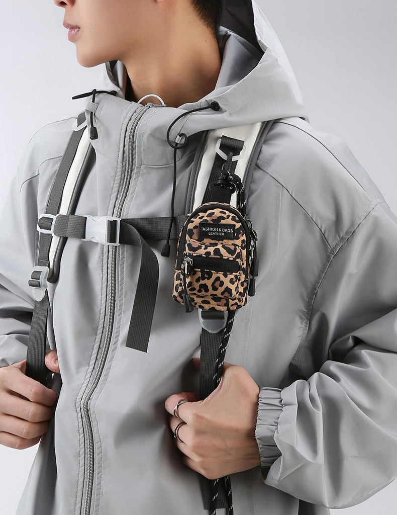 Umhängetasche für Outdoor-Reisen mit Leopardenmuster