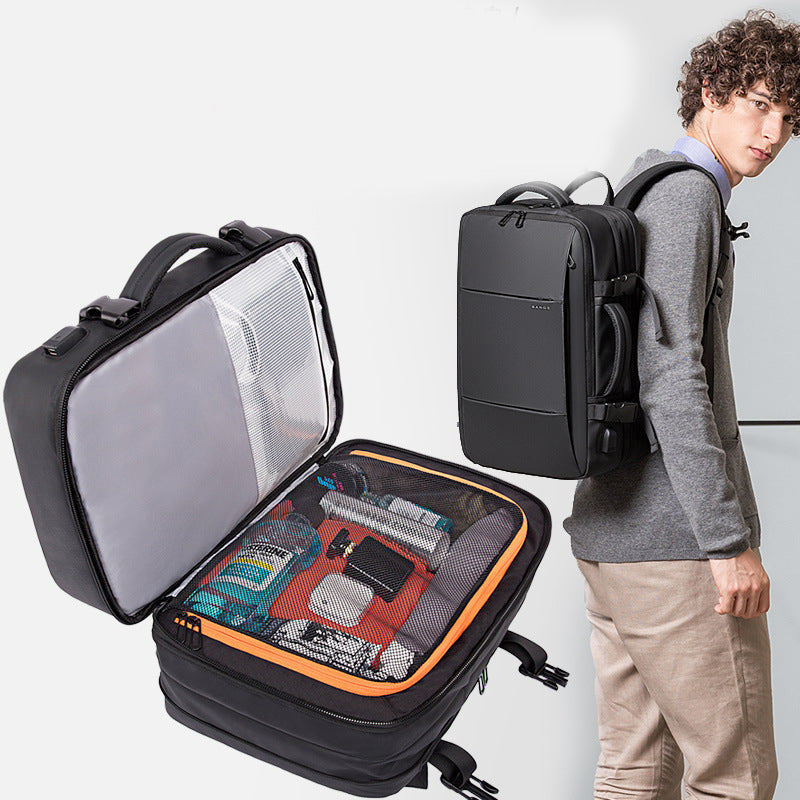 Mochila de Negócios Dobrável de Grande Capacidade para Homem, Mala de Viagem, Mochila Impermeável