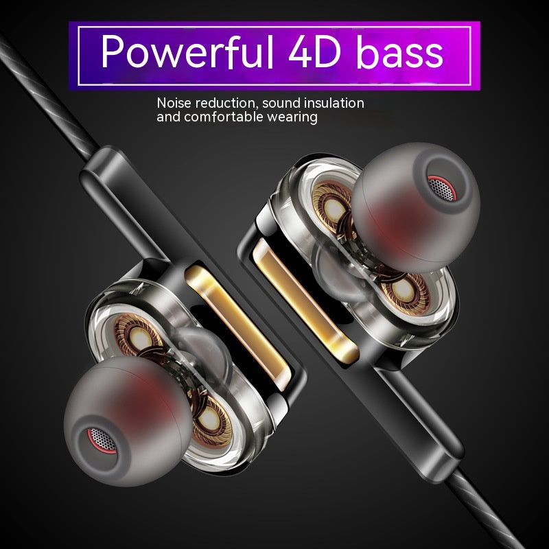 Auriculares com Fio Private Model X3, Bobina Móvel Dupla, Reforço Dinâmico de Graves, Música