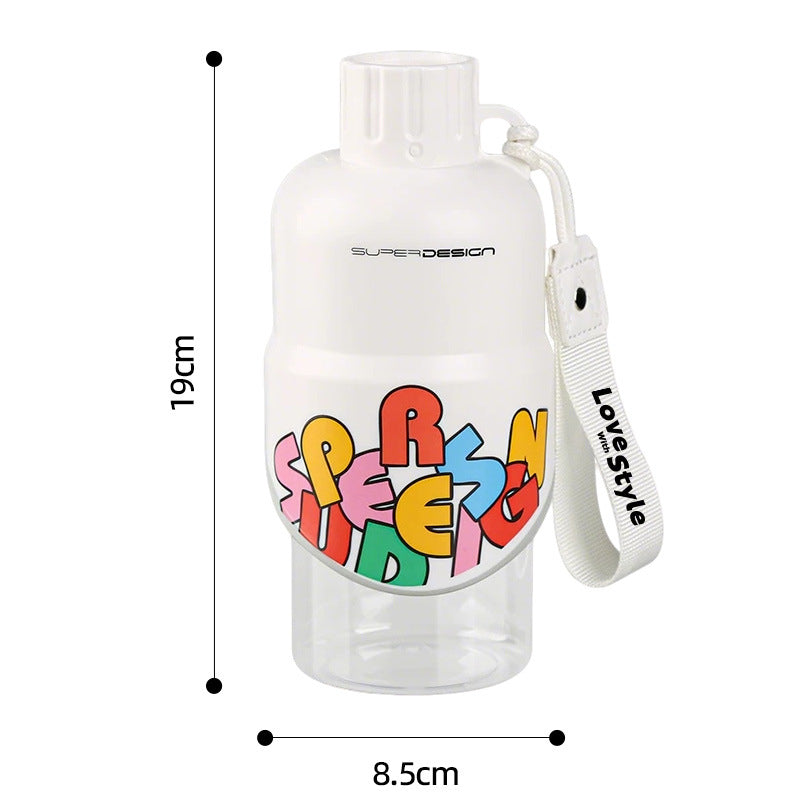 Garrafa de água dobrável portátil de silicone para animais de estimação