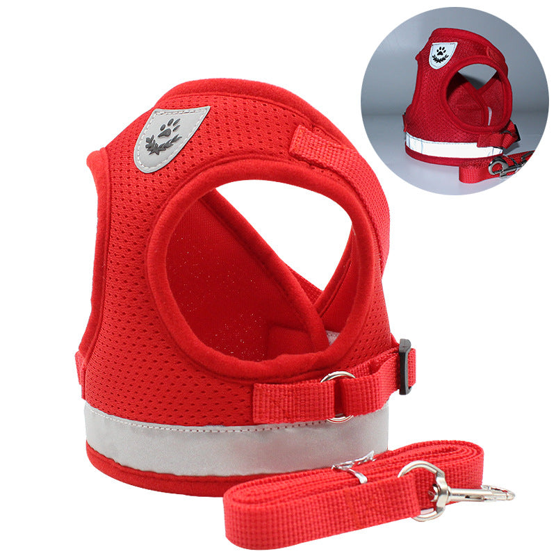 Reflective And Breathable Pet Chest Strap