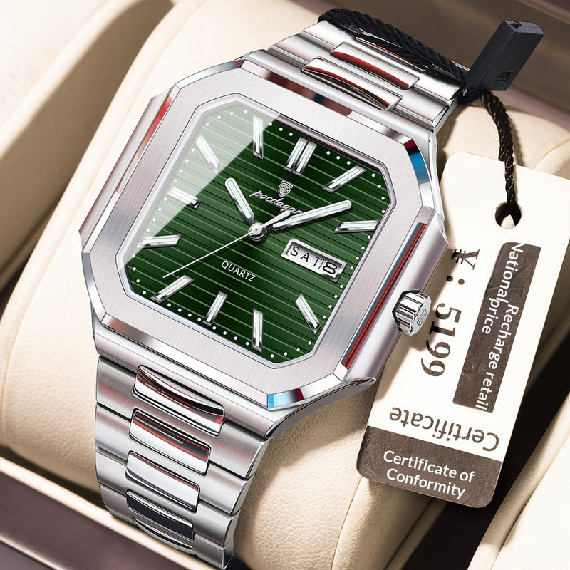 Waterproof Watch Fashionable Luminous Ultra-Thin Mens