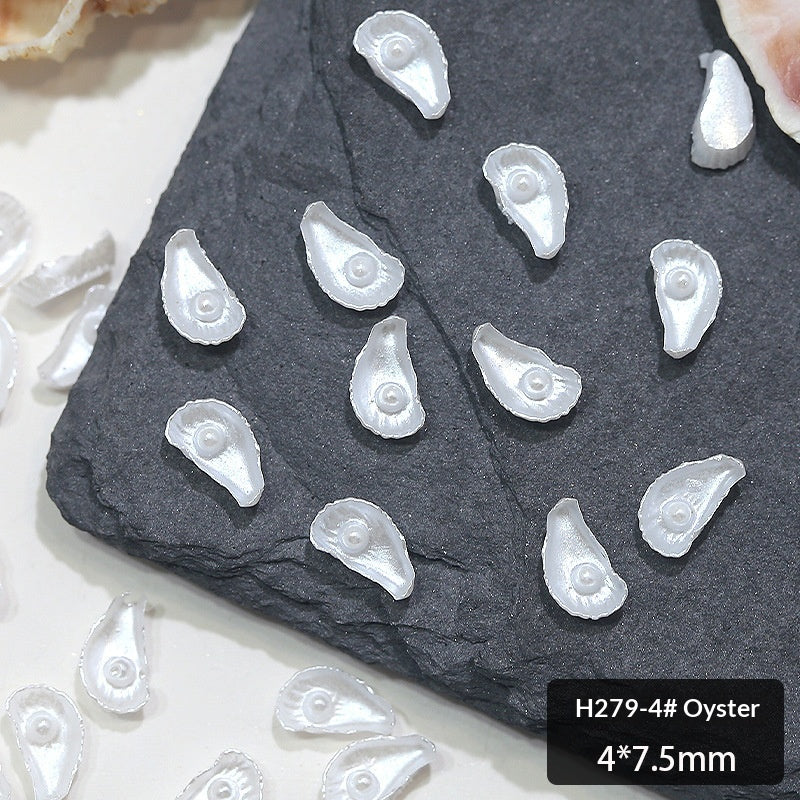 Marine Series Conch Shell Resin DIY Nail Accessories