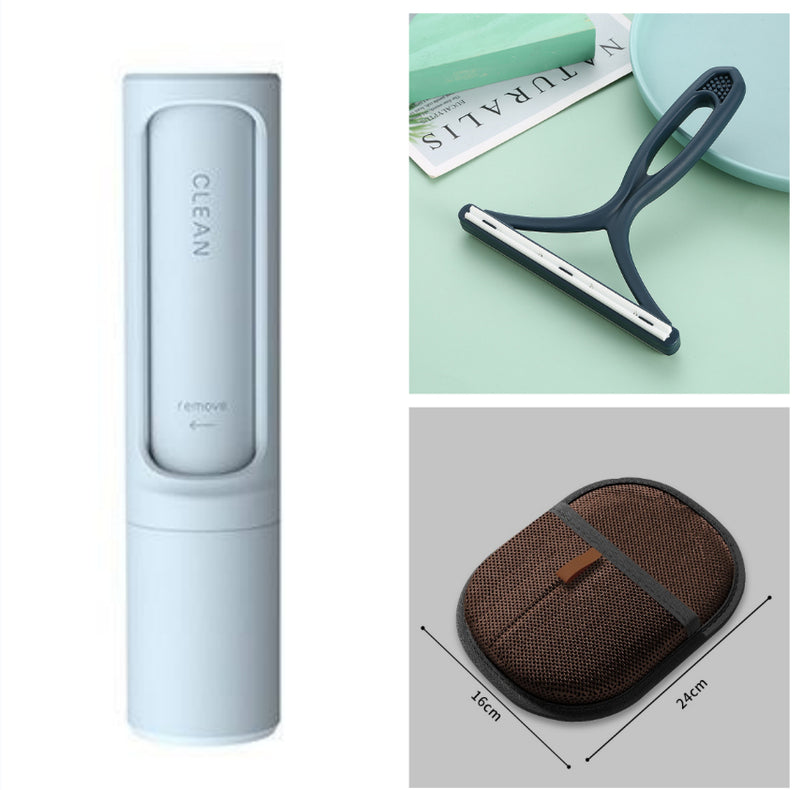 Pet Hair Remover Mitt Pet Hair Remover Gloves Deshedding Brush Glove For Dog Cat Rabbit With Long Short Curly Hair