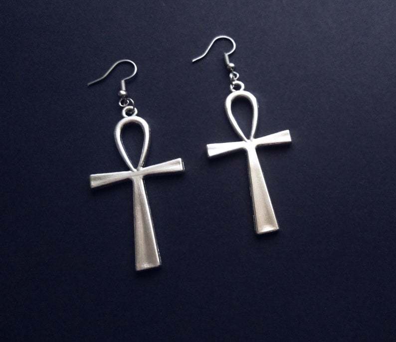 Ankh Cross Vintage Egyptian Symbol Exaggerated Simplicity