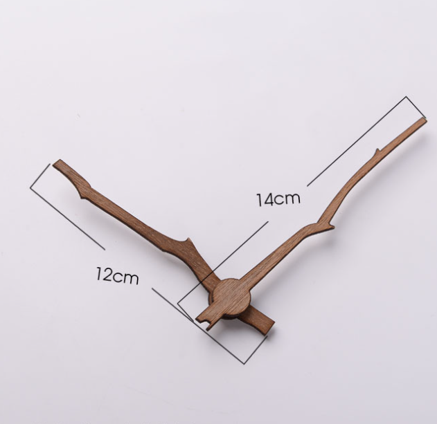Walnut Wood Wall Clock Pointer Accessories 1214-inch
