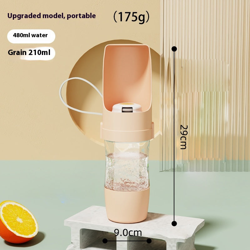Garrafa de água para cães 2 em 1, dispensador de água para animais de estimação, alimentador para beber, alimentação para cães, animais de estimação, copo portátil ao ar livre, produtos para animais de estimação