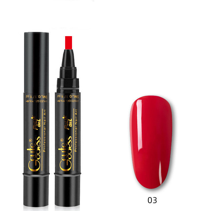 Caneta de Cola para Unhas 3 em 1, Caneta de Cola de Passo Único, Caneta Íman para Unhas de Gel Fotopolimerizáveis, Caneta Íman Forte para Efeito Olho de Gato e Efeito Água, Ferramenta de Manicure DIY