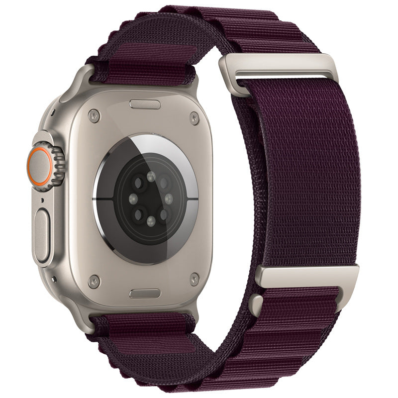 Bracelete de relógio em nylon com fivela em C e duas secções de ajuste rápido