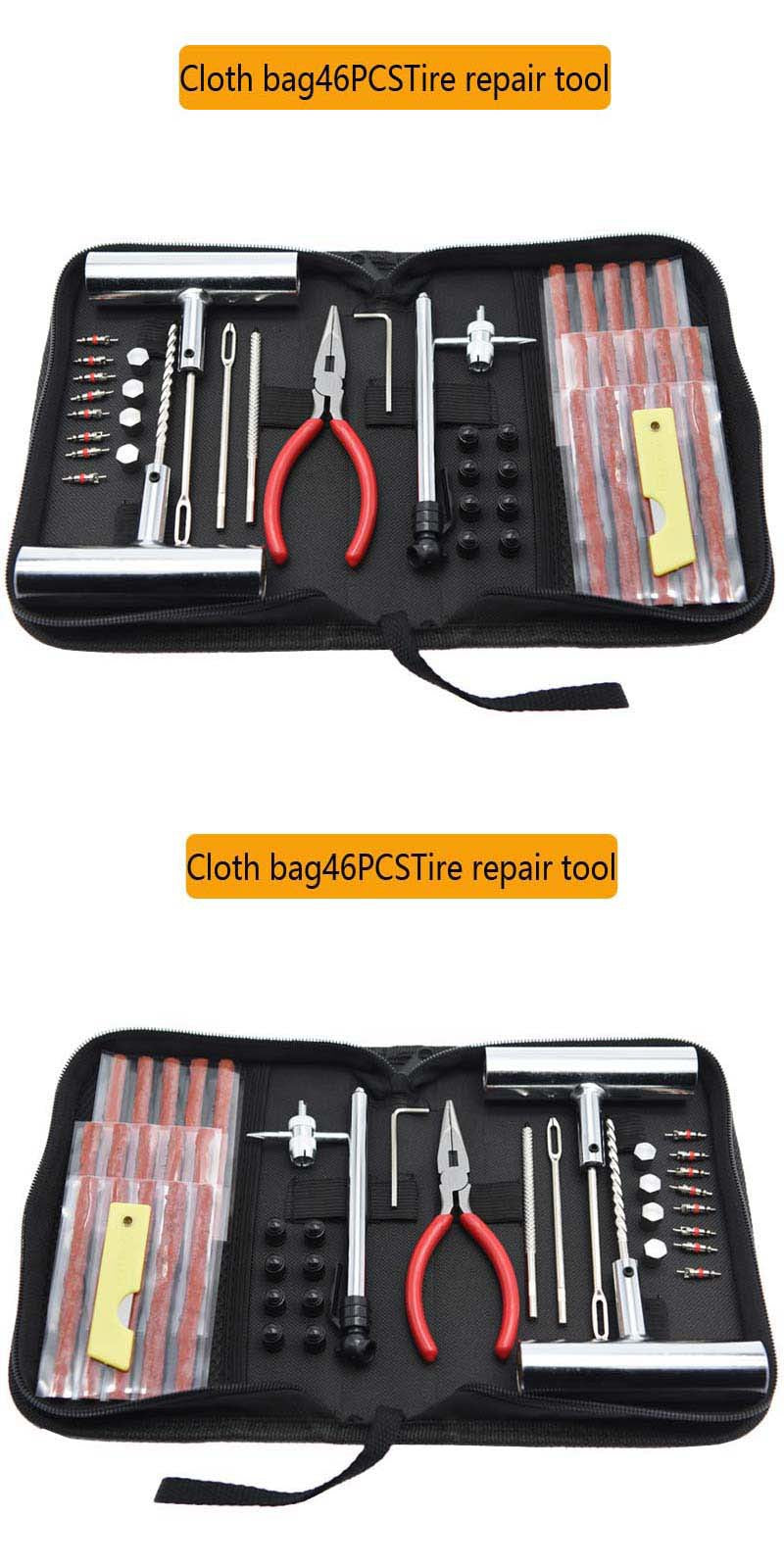 Quick First Aid Cloth Bag Tire Repair Kit
